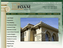 Tablet Screenshot of centralfloridafoam.com